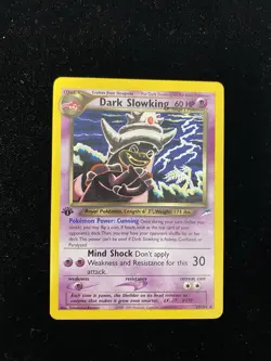 Pokemon 2002 - 1st Edition Dark Slowking 20/105 Neo Destiny - Image 1