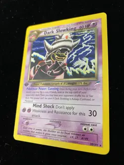 Pokemon 2002 - 1st Edition Dark Slowking 20/105 Neo Destiny - Image 3