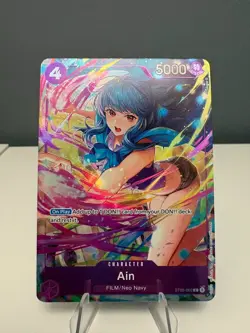 One Piece TCG - Ain ST05-002 - Best Selection Vol.3 Alt Art English NM - Image 1