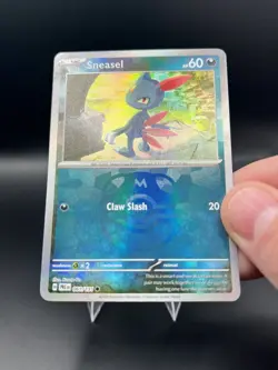 Pokemon Prismatic Evolutions 061/131 Sneasel Masterball NM - Image 1