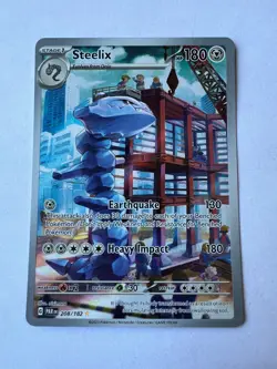 Pokemon Steelix 208/182 SV04: Paradox Rift Holo Pack Fresh Mint - Image 1