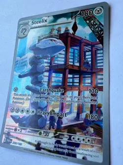 Pokemon Steelix 208/182 SV04: Paradox Rift Holo Pack Fresh Mint - Image 2