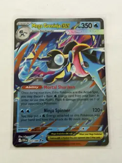 Mega Greninja ex 022/086 Chaos Rising Pokemon TCG ENGLISH NM - Image 1
