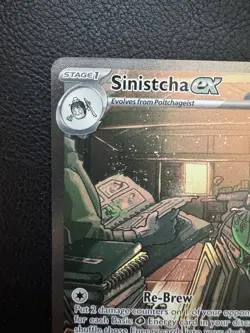 Pokemon Sinistcha ex Special Illustration Rare SV06 Holo 210/167 240HP - Image 2