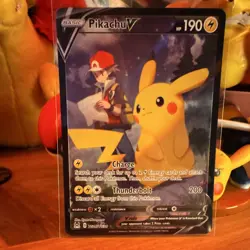 The Pokemon Company Pikachu V TG16/TG30 Swsh11 Lost Origin TG Holo UR 190 HP - Image 1