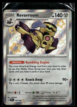 Revavroom 193/091 Paldean Fates Shiny Rare Pokemon - Image 1