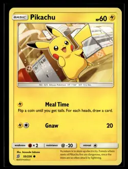 Pikachu 55/236 Unified Minds Common Pokemon - Image 1