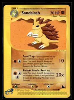 Sandslash 93/144 Skyridge Common Pokemon - Image 1