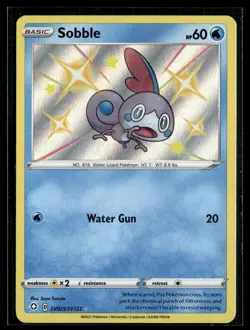 Sobble SV025/SV122 Shining Fates Shiny Vault Rare Shiny Pokemon - Image 1