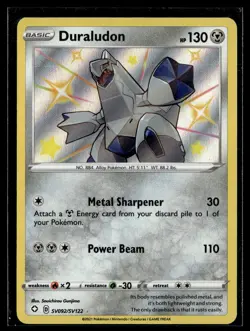 Duraludon SV092/SV122 Shining Fates Shiny Vault Rare Shiny Pokemon - Image 1