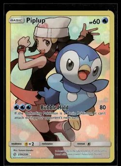 Piplup 239/236 Cosmic Eclipse Secret Rare Pokemon - Image 1