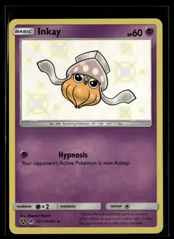 Inkay SV17/SV94 Hidden Fates Shiny Vault Rare Shiny Pokemon - Image 1