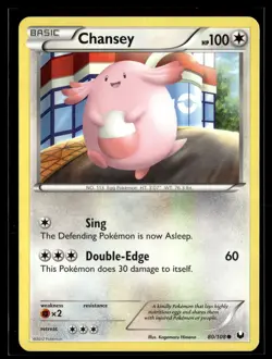 Chansey 80/108 Dark Explorers Common Pokemon - Image 1