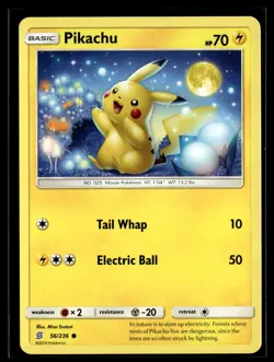 Pikachu 56/236 Unified Minds Common Pokemon - Image 1