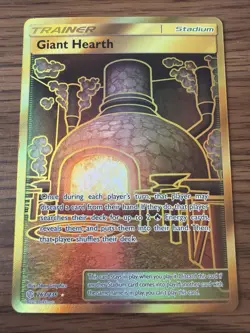 Pokemon Cosmic Eclipse Giant Hearth Gold Secret Rare #263/236 - Image 1