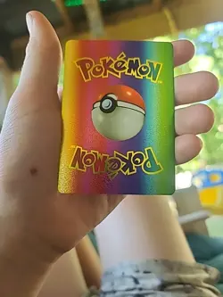 Custom Rainbow Foil Metal Charizard Vmax Pokemon Card - Image 2