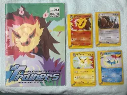 Pokemon Trainers Vol.14 Magazine Flareon Vaporeon Jolteon Promo Set Japanese - Image 1