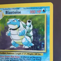 Wizards of the Coast Pokemon TCG Base Set Blastoise 2/102 Holo Rare English 1999 - Image 5