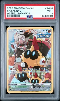 FALINKS #TG07 FULL ART TRAINER GALLERY 2022 POKEMON SWSH ASTRAL RADIANCE PSA 9 - Image 1