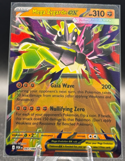 Mega Zygarde ex 047/088 Me03: Perfect Order Holo Pokemon TCG - Image 1