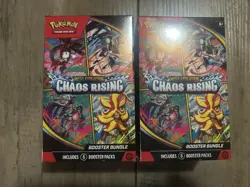 Pokemon Chaos Rising Booster Bundle Sealed LOT OF 2 - Image 1