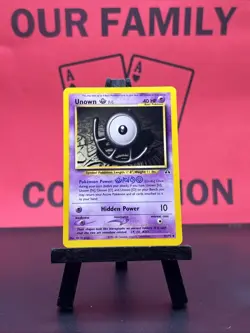 Unown [U] 51/75 Neo Discovery Regular Uncommon 2000 WOTC Pokemon TCG VLP - Image 1