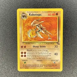 🔥 Kabutops 24/62 🔥 Original Non Holo Rare Fossil Set Pokemon Card WOTC 1999 - Image 2