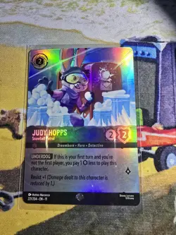 Judy Hopps Snowball Patrol 221/204 EPIC Disney Lorcana Winterspell Card - Image 1