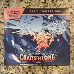 Pokemon TCG Mega Evolution: Chaos Rising Elite Trainer Box Booster 55 Cards - Image 1