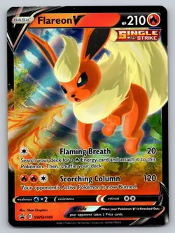 SWSH: Sword & Shield Promo Cards #SWSH149 Flareon V - Image 1