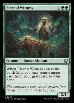 MTG Eternal Witness (227/835) Modern Horizons 3 Commander LP - Image 1