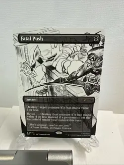 Fatal Push ~~ Borderless (7014) NM-Mint, English Secret Lair MTG Magic - Image 1