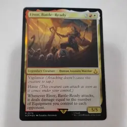 MTG Eivor, Battle-Ready FOIL 0274 MTG Assassin's Creed ACR LP - Image 1