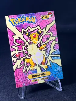 Pokemon Ampharos #181 Cards Top – Spanish Non-TCG Vintage 1997 – Tipo Electrico - Image 1