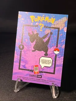 Pokemon Ampharos #181 Cards Top – Spanish Non-TCG Vintage 1997 – Tipo Electrico - Image 3