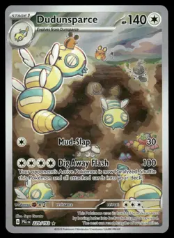 Pokemon Cards Dudunsparce 229/193 Paldea Evolved Illustration Rare NM - Image 1