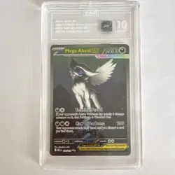Pokemon Mega Absol ex 180/132 ME01 Mega Evolution SIR TAG Gem Mint 10 - Image 1