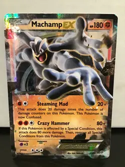 Machamp EX 37/98 Pokemon Ancient Origins Ultra Rare Holo - Image 1