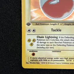 Pokemon Jungle Electrode 2/64 1st Edition Holo Rare WOTC 1999 Pack Fresh - Image 5