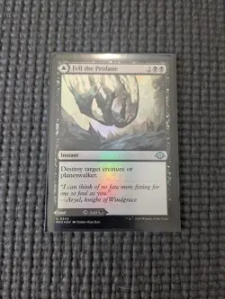 MTG 1X **FOIL** Fell the Profane Modern Horizons 3 (MH3) - Image 1