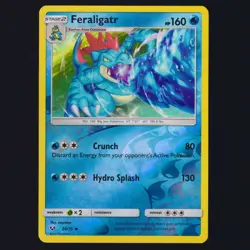 Feraligatr 20/73 Shining Legends Uncommon Reverse Holo Pokemon TCG NM - Image 1