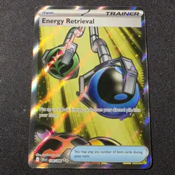 Pokemon TCG- Energy Retrieval - ME04: Chaos Rising (CRI) Ultra Rare NM - Image 1