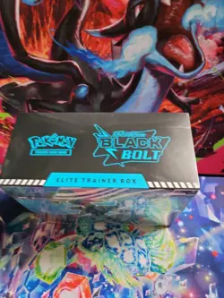 Pokemon Black TCG Bolt Elite Trainer Box ETB New Sealed - Image 2