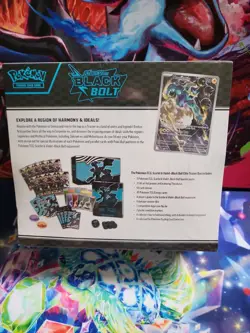 Pokemon Black TCG Bolt Elite Trainer Box ETB New Sealed - Image 3