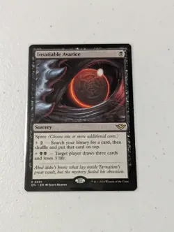 MTG Insatiable Avarice - Outlaws of Thunder Junction NM - Image 1