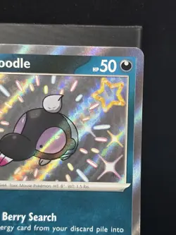 Shroodle Pokemon SV Paldean Fates 189/091 Baby Shiny Rare Holo Near Mint - Image 3