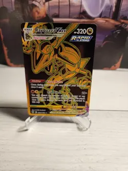 Pokemon Rayquaza VMax TG29/TG30 Secret Rare Black Gold Silver Tempest 2022 - Image 1