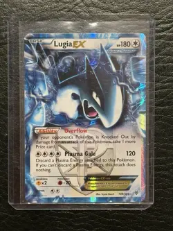 Lugia EX Team Plasma Holo Ultra Rare Card 108/135 Plasma Storm - Image 1