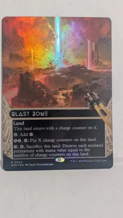 MTG ~ Blast Zone ~ Borderless Foil #0002 Stellar Sights Edge Of Eternities : NM - Image 1