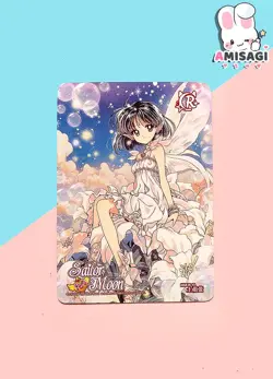 Sailor Moon Trading Card Sailor Saturn Game Karte Anime Manga Fan Made HXZ-R-13 - Image 1